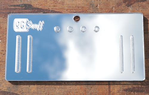 Fusion V1 Snuff Board Silver Mirror